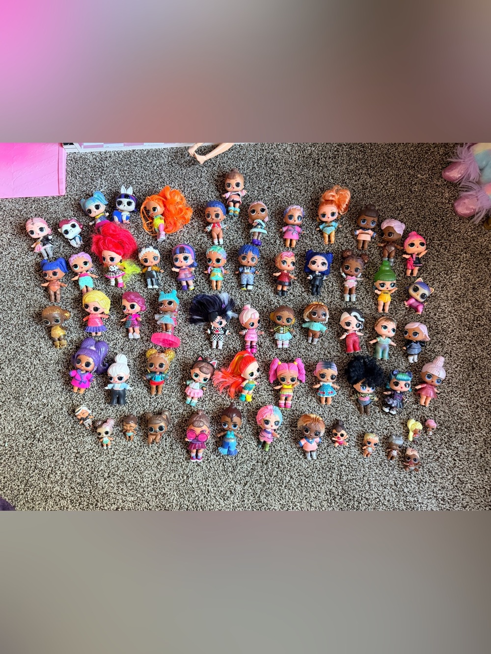 Lot of 62 LOL Dolls